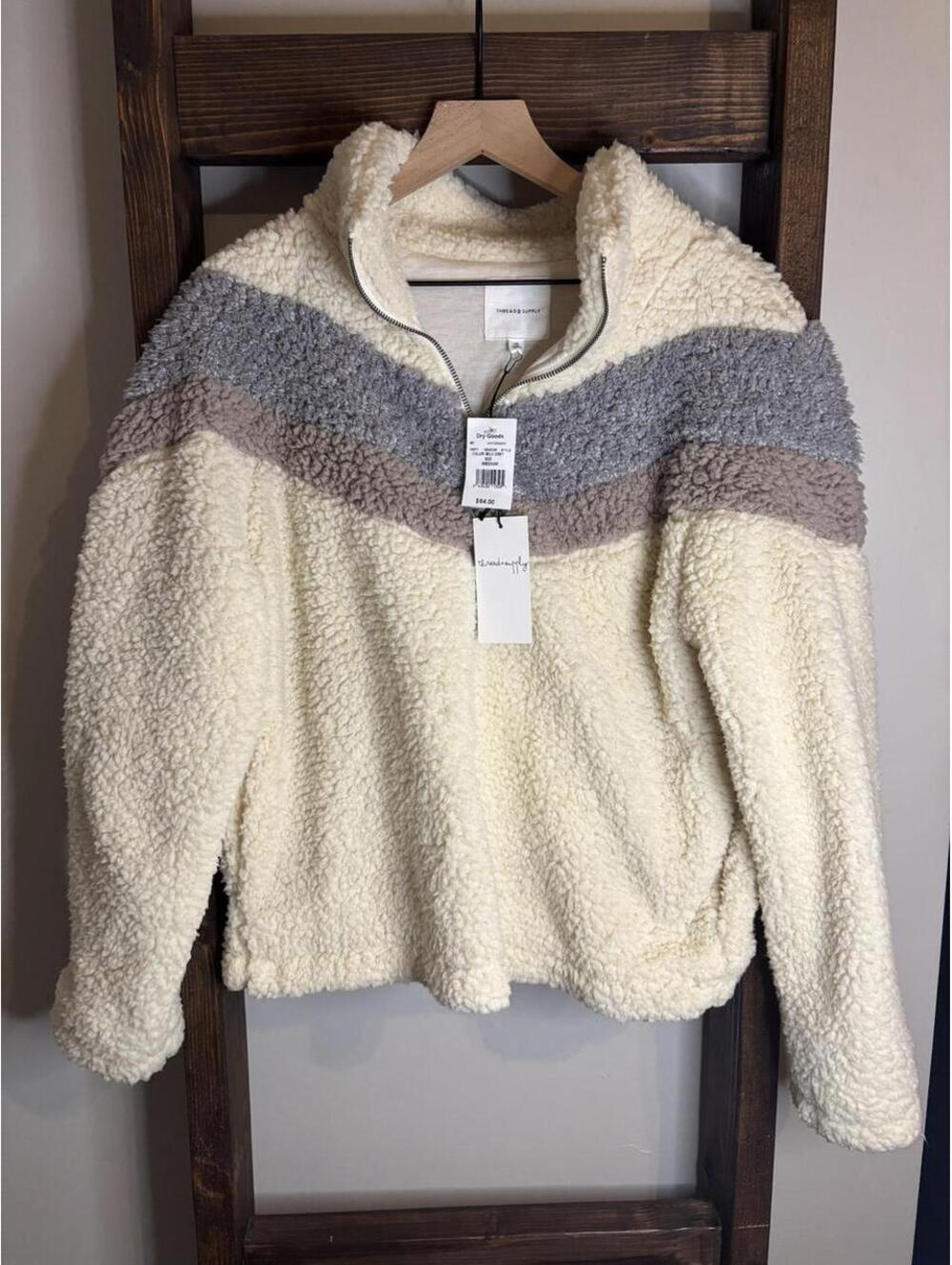 NWT Thread & Supply Sherpa Jacket